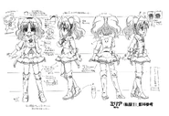 Miria Marigold Mackenzie's main outfit concept art.