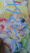 Close-up of Miria's face from the Fan Disc S artwork. (Source)