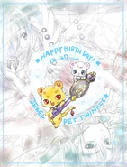 "Happy birthday Alma, Yuuma and Labra !" 2020 artwork. (Source)