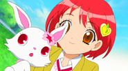 Ruby and Rinko, the first Jewelpet owner.