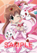 Akari's semi-final transformation card artwork.