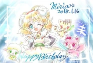 "Happy birthday Miria !" 2015 artwork. (Source)