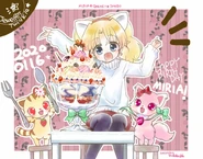 "Happy birthday Miria !" 2020 artwork. (Source)