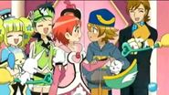 Everyone laugh at Rinko and Akira embarassment.