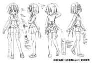 Sara's casual outfit concept art.