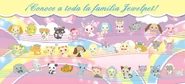 "Meet the whole Jewelpet family" an early spanish visual.