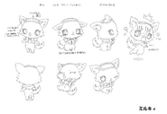 Halite-sensei's jewelpet parnter, Milky concept art.