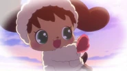The girl Jewelpet saying goodbye to Yuku, promising to meet again in the future.