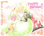 "Happy birthday Miria !" 2018 artwork. (Source)