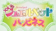 Jewelpet Happiness logo in the Opening.
