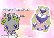 Amelie's anime visual her Jewel Charm.