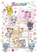 Poster of all cat Jewelpets.