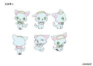Milky reference sheet for Jewelpet season 1.
