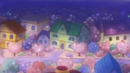Jewelpet Town at night in JP01.