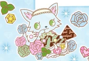 Milky in sweets.