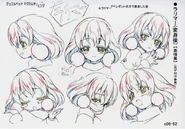 Larimar human form face concept art for Jewelpet Magical Change.