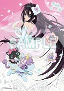 Alma wedding dress artwork.