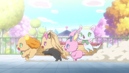 Milky and others going after Dian in episode 25.