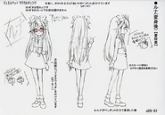 Luna human form concept art for Jewelpet Magical Change.
