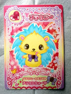 Brownie's arcade game card (front)