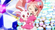 Pink with her partner Ruby.