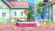 Some Jewelpets-looking villagers hanging around Ruby and Pink's stall.