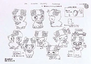 Concept art - charcter sheet for Angela.