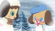 Young Yuku is grateful to the unknown girl Jewelpet.