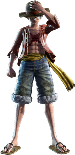 Luffy jumping PNG Image