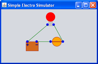Electronic simulator on
