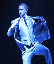 Timberlake performing at a concert in  in January 2007 during the 