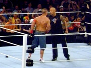 Cena and  agree to face each other at .