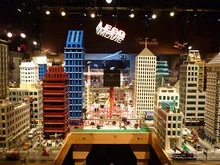 The film's live-action set as publicly exhibited at  during 2014.