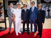 , , , , and Bruckheimer at the global premiere of 