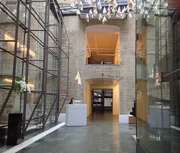 Cinesite in London, the foyer at Medius House, March 2015