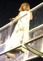 Rihanna performing on the  in 2016