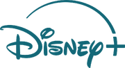 Logo for the Disney+ service.
