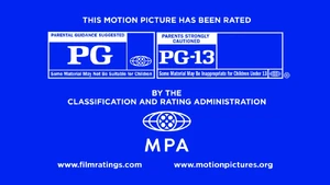 Rated PG with PG-13 MPA Rating ID (2019)