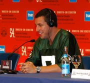 Sandler at a press conference for  in 2005
