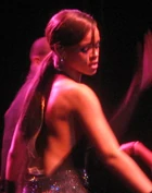 Rihanna performing at the , December 2005