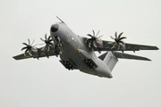 This particular Airbus A400M Atlas, registered F-WWMZ, was used to film the action scene at RAF Wittering