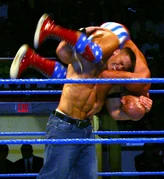 Cena performing an "FU" () on  in January 2005