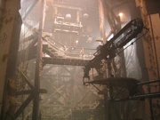Film set for the underground chambers beneath Trinity Church