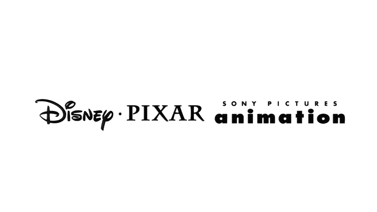 Disney Pixar and Sony Pictures Animation (Black and White) | JH Movie ...