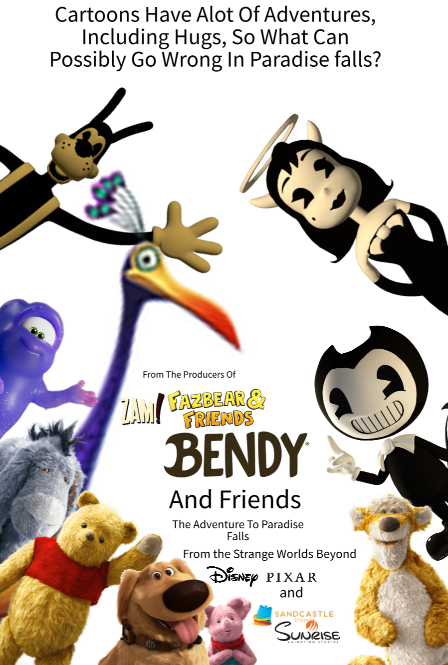 If Disney brought characters to life - GONE WRONG (Bendy and the