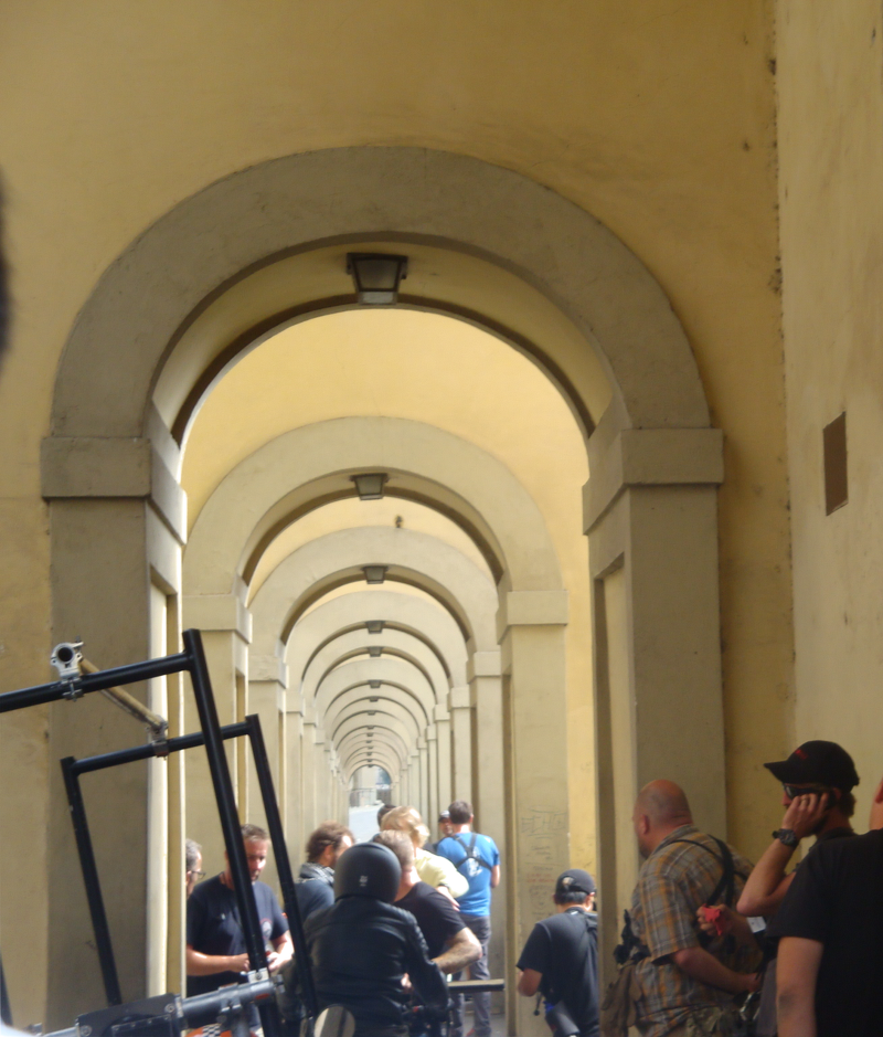 Ryan Reynolds Shoots Six Underground On Set In Rome