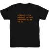 Lyric Tee Black • $20