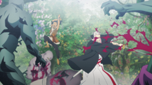 Nurugai and Shion fighting the Soshin