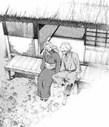 Gabimaru with his wife Yui.