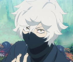 white hair, Hell's Paradise: Jigokuraku, gabimaru, fire, smoke